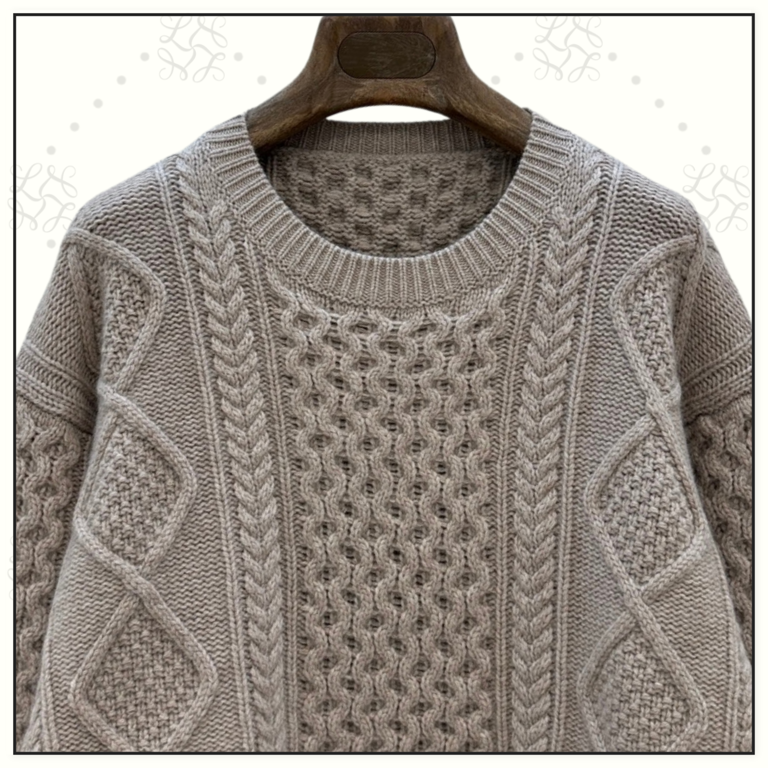 BABY CASHMERE CABLE KNIT SWEATER
