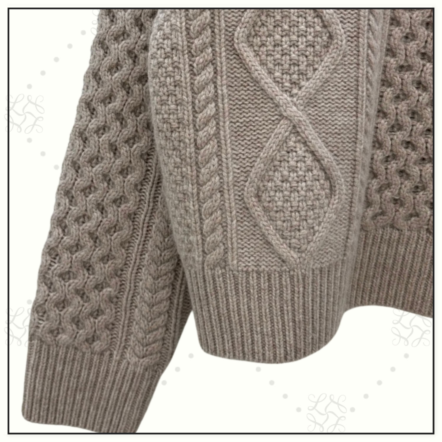 BABY CASHMERE CABLE KNIT SWEATER
