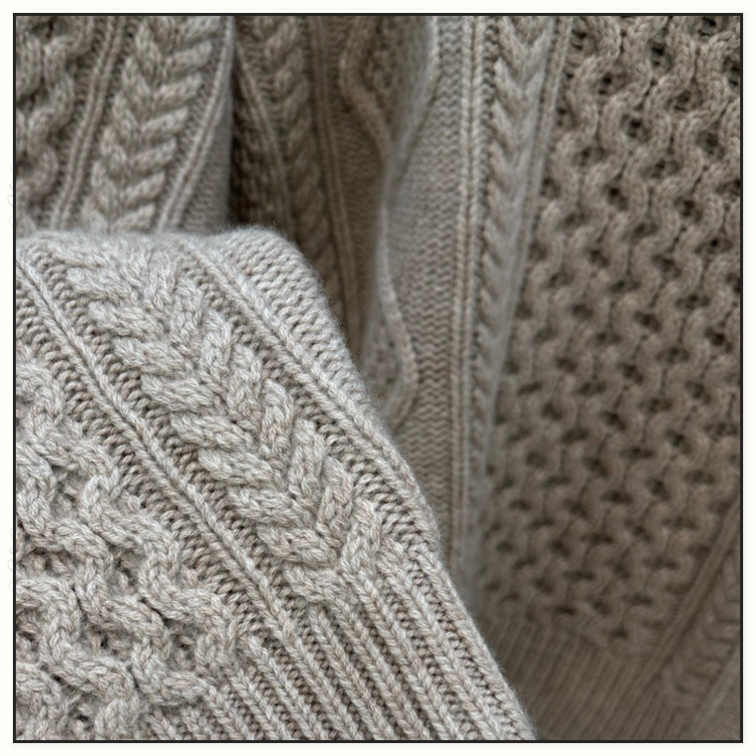 BABY CASHMERE CABLE KNIT SWEATER