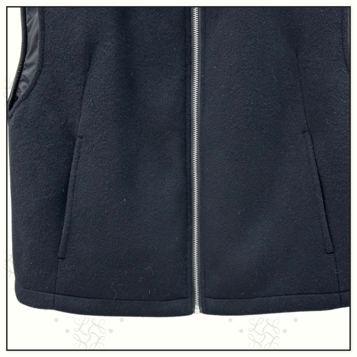 REVERSIBLE CHINCHILLA COLLAR VEST