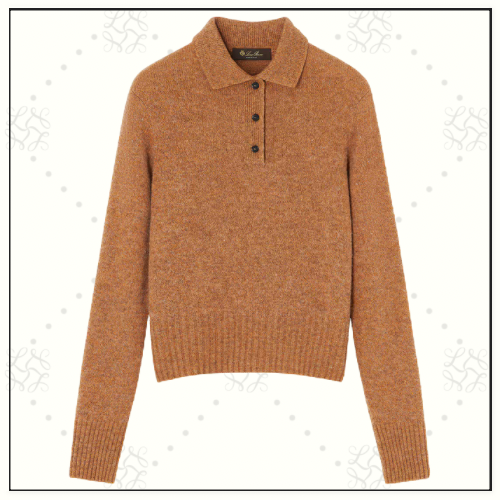 DRUMOAK VIRGIN WOOL POLO SHIRT