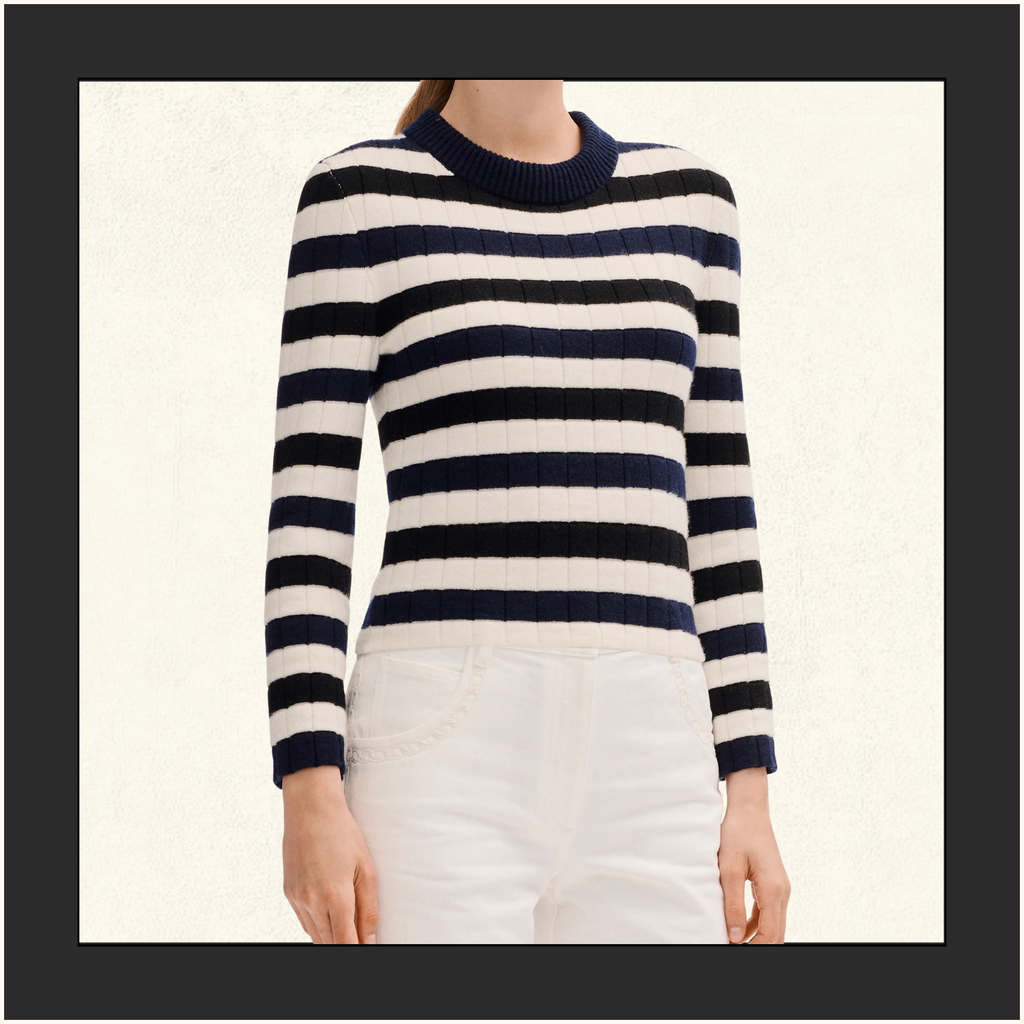 CASHMERE STRIPE TOP