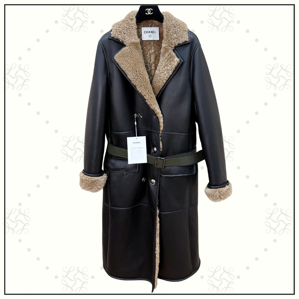 LAMBSKIN & SHEARLING COAT