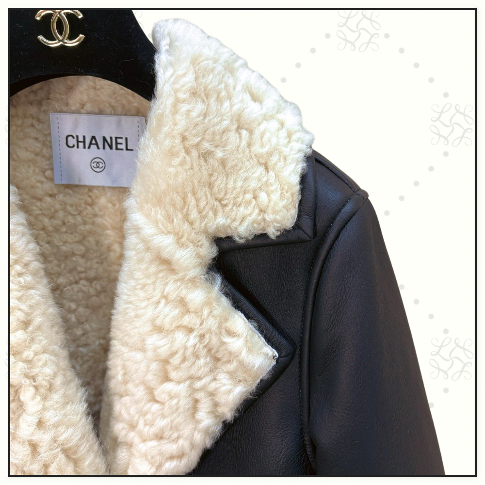LAMBSKIN & SHEARLING COAT
