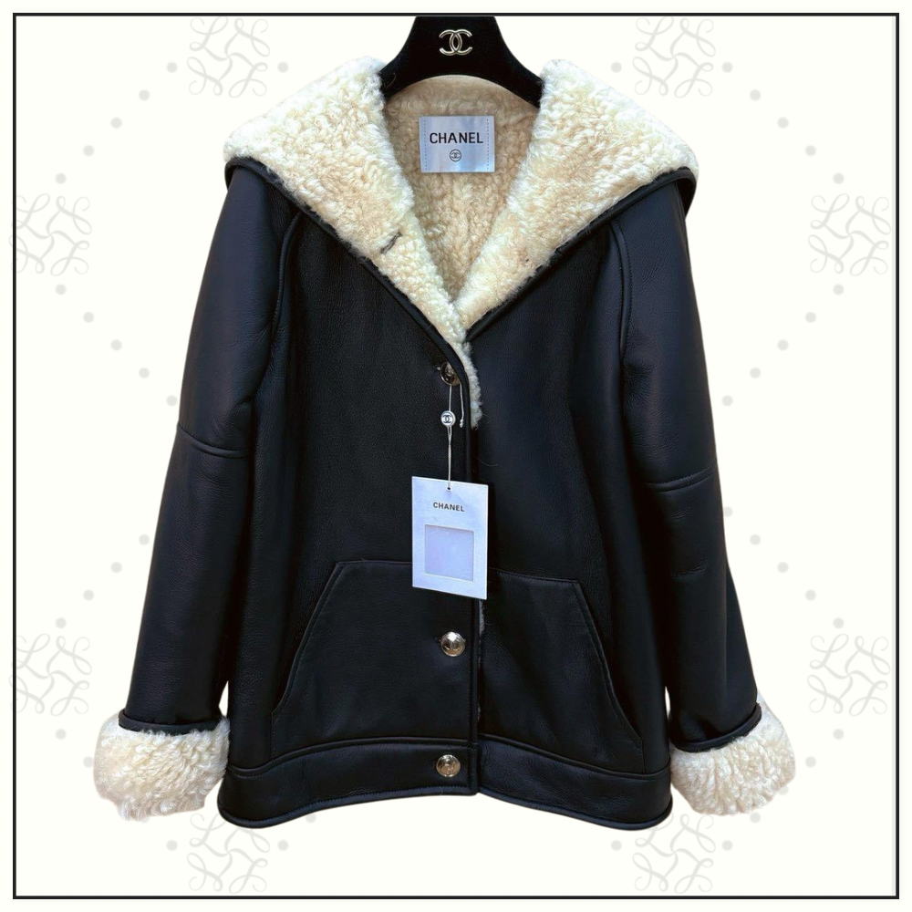 LAMBSKIN & SHEARLING COAT