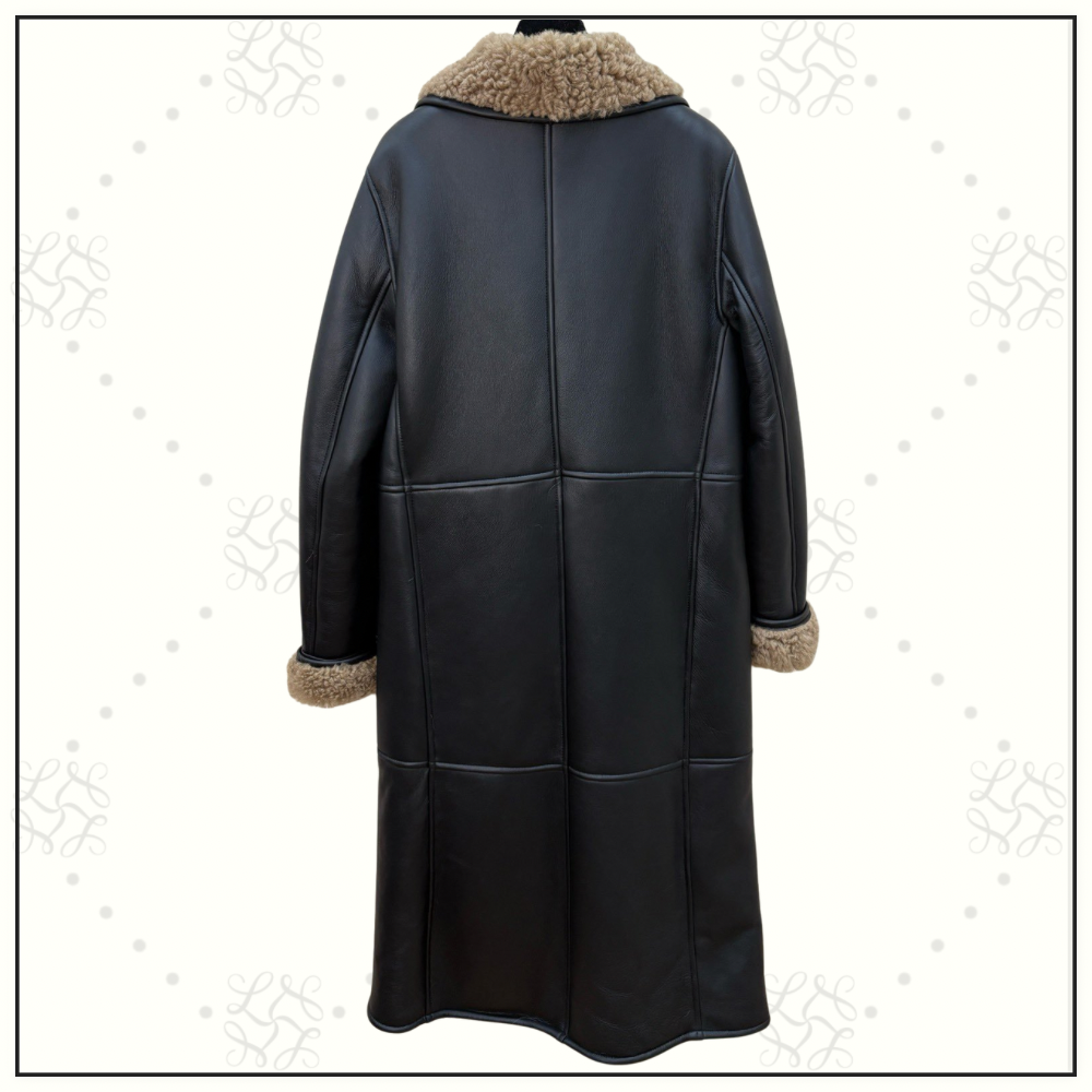 LAMBSKIN & SHEARLING COAT