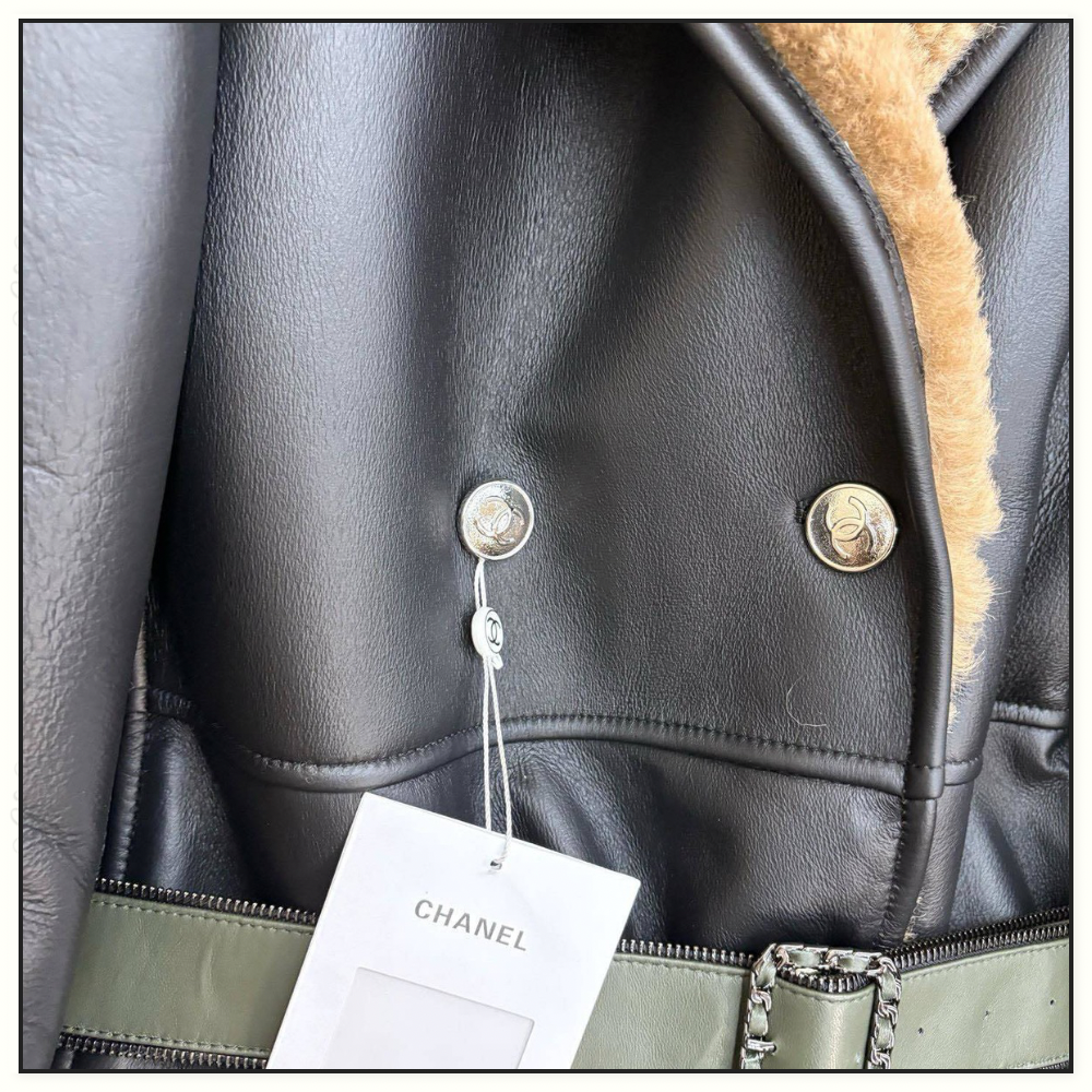 LAMBSKIN & SHEARLING COAT