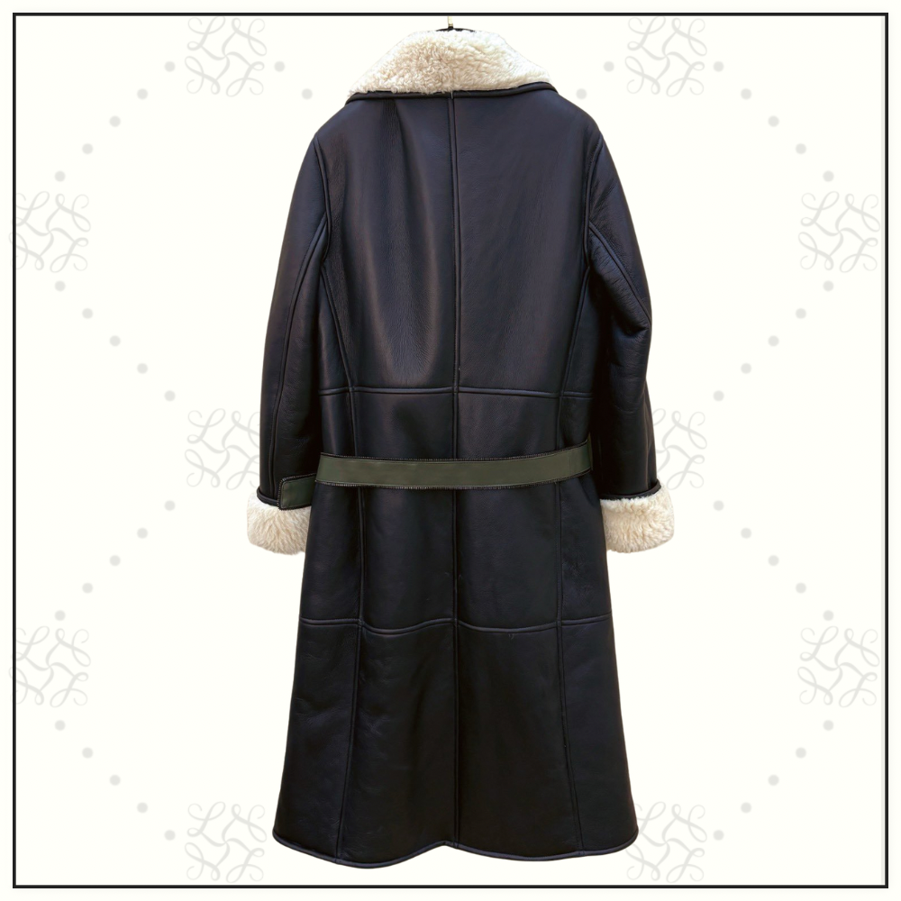 LAMBSKIN & SHEARLING COAT