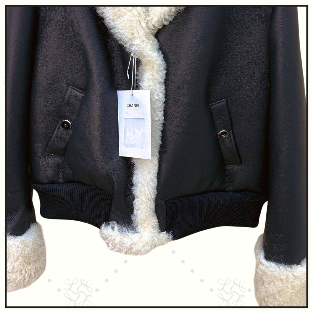 LAMBSKIN & SHEARLING COAT