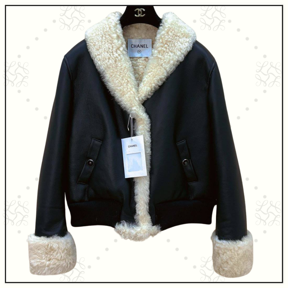 LAMBSKIN & SHEARLING COAT