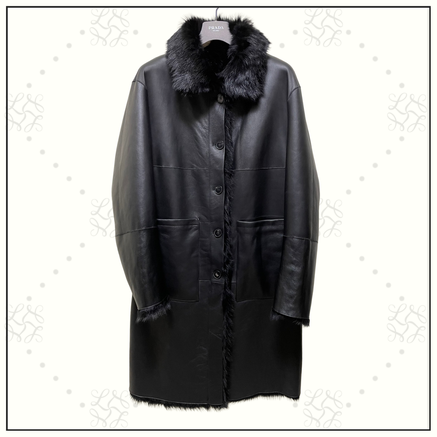 REVERSIBLE LAMBSKIN & FUR COAT