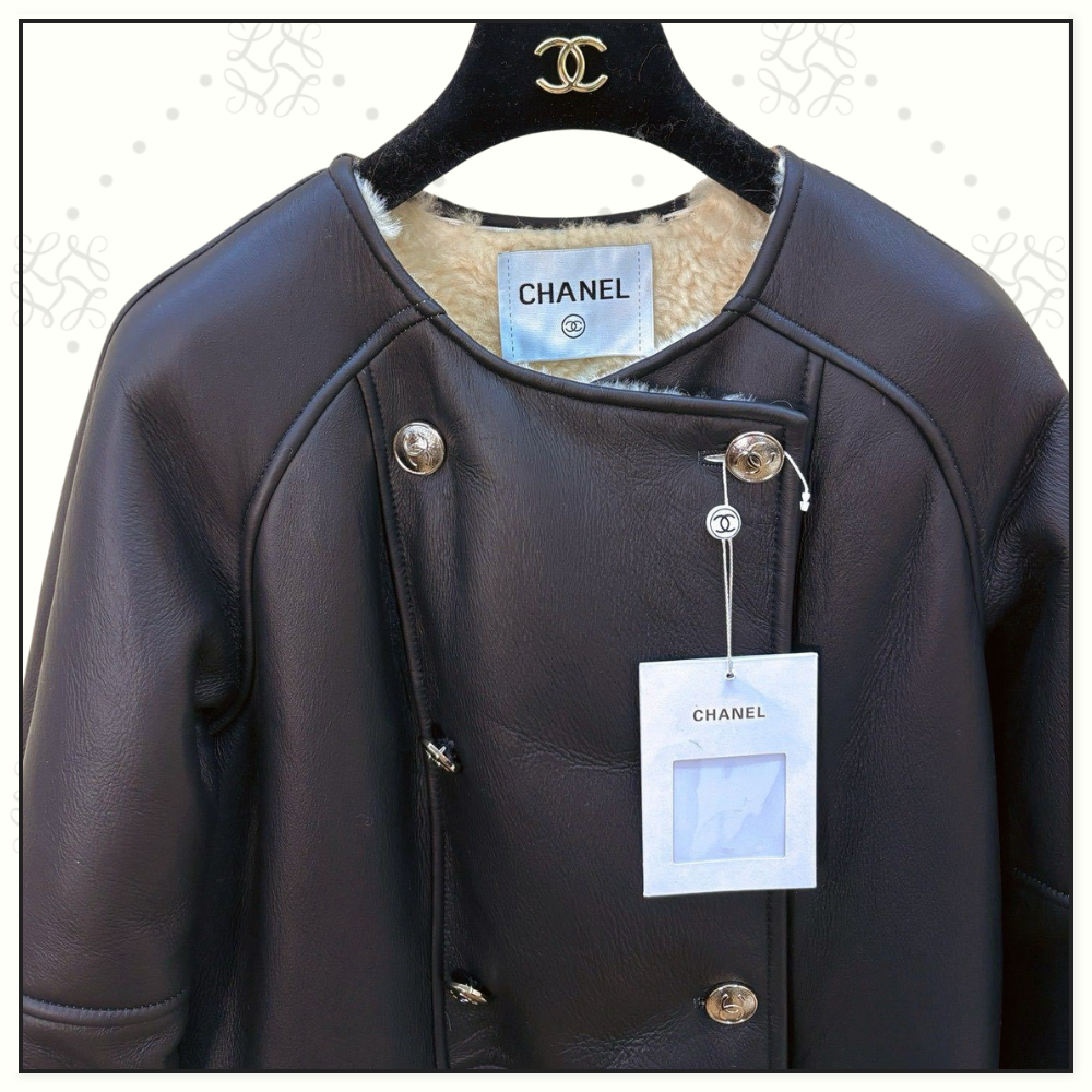 LAMBSKIN & SHEARLING COAT