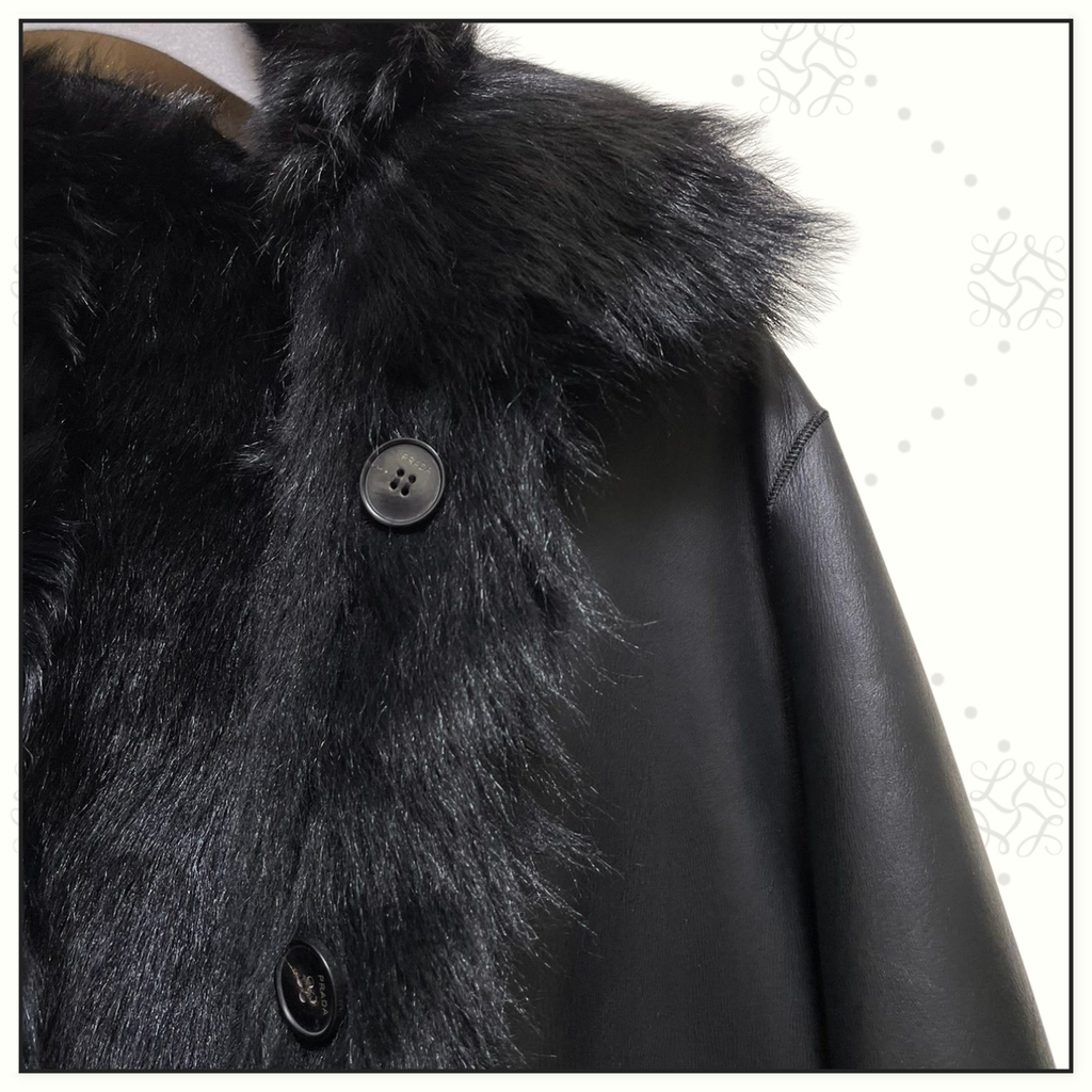 REVERSIBLE LAMBSKIN & FUR COAT