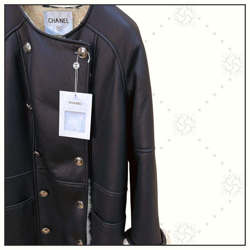 LAMBSKIN & SHEARLING COAT