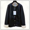 LAMBSKIN & SHEARLING JACKET
