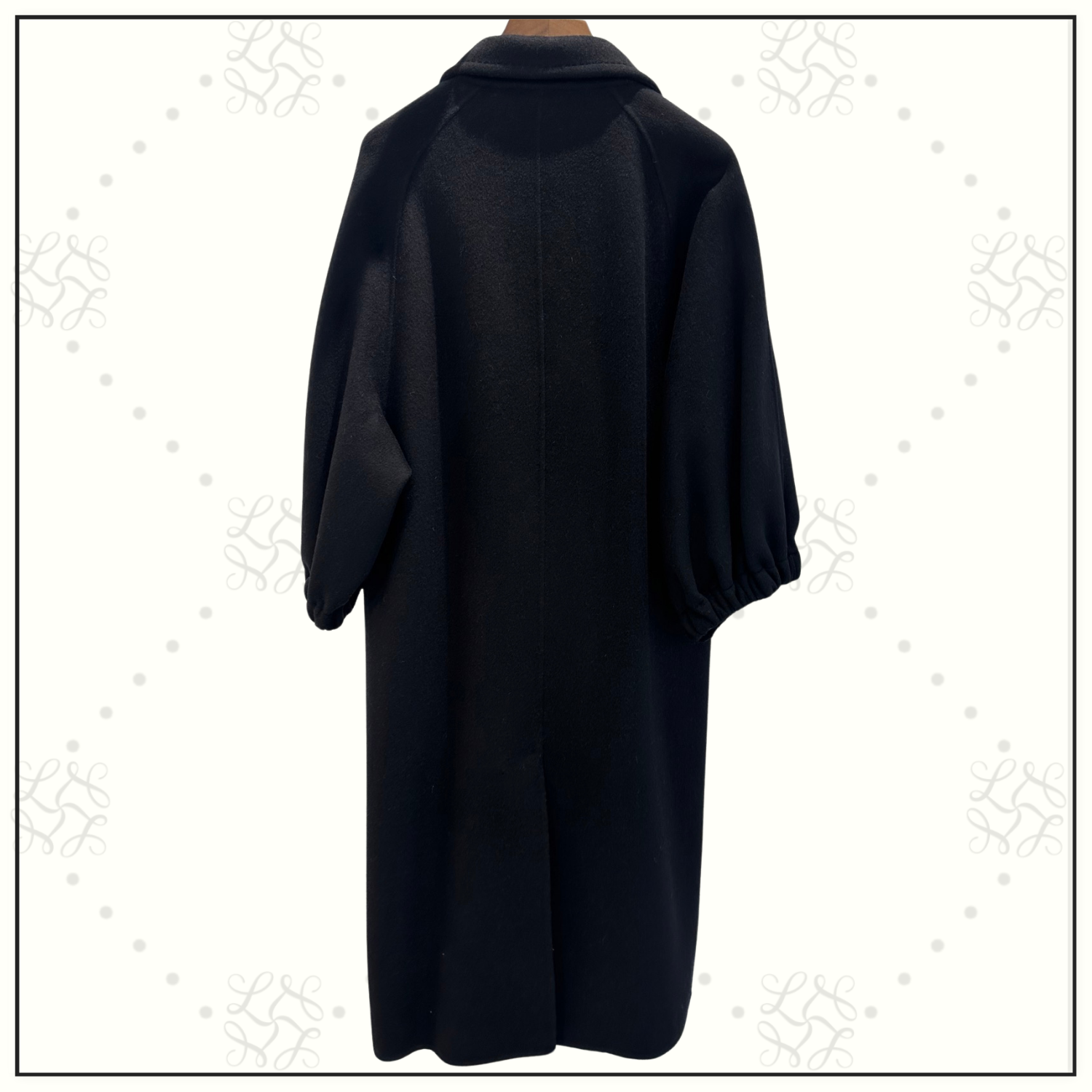 WOOL COAT PUFF SLEEVE