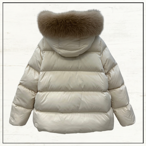 LAICHEFUR SHEARLING TRIMMED DOWN JACKET