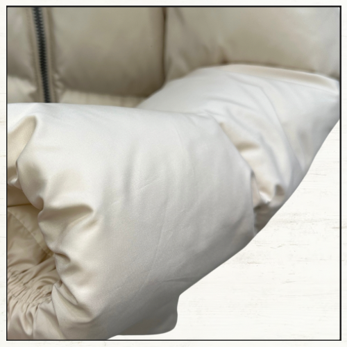 LAICHEFUR SHEARLING TRIMMED DOWN JACKET