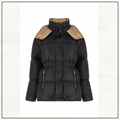 AGNEUX HOODED SHORT DOWN JACKET