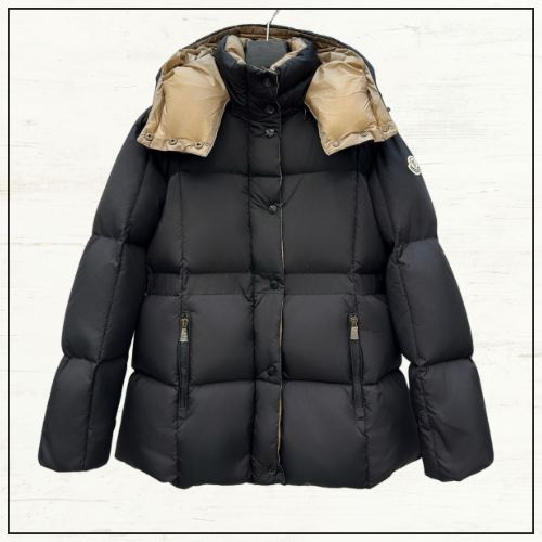 AGNEUX HOODED SHORT DOWN JACKET