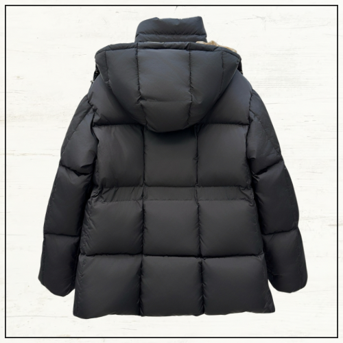 AGNEUX HOODED SHORT DOWN JACKET