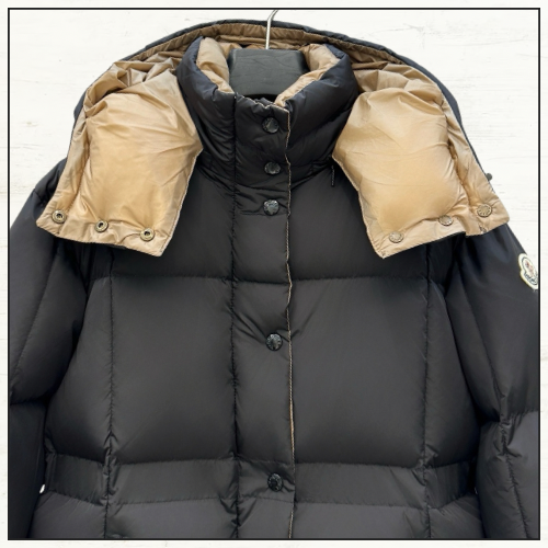 AGNEUX HOODED SHORT DOWN JACKET