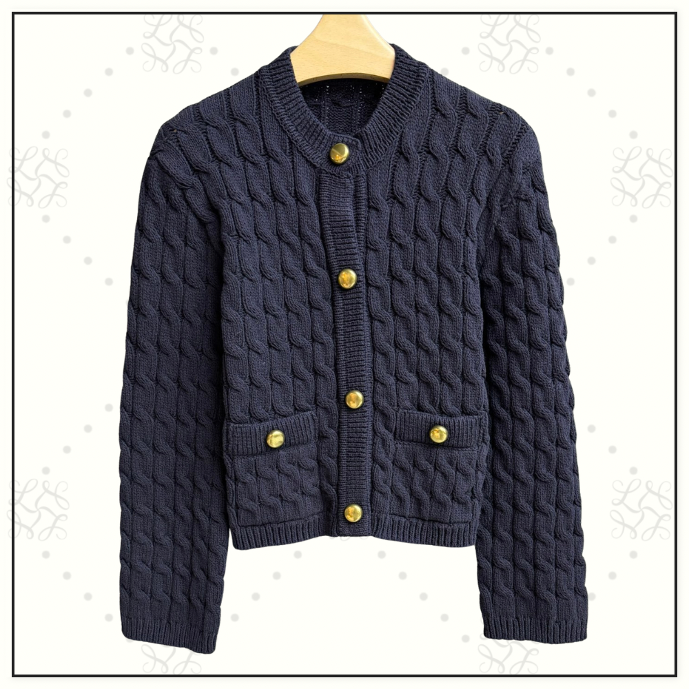 CABLE KNIT CARDIGAN