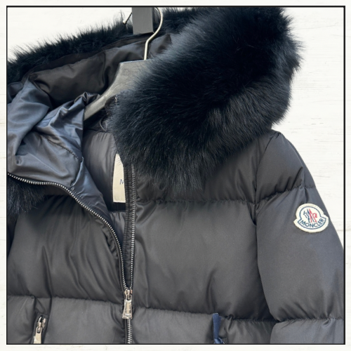 LAICHEFUR SHEARLING TRIMMED DOWN JACKET