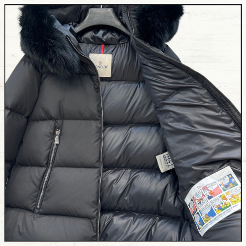 LAICHEFUR SHEARLING TRIMMED DOWN JACKET