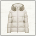 LAICHEFUR SHEARLING TRIMMED DOWN JACKET