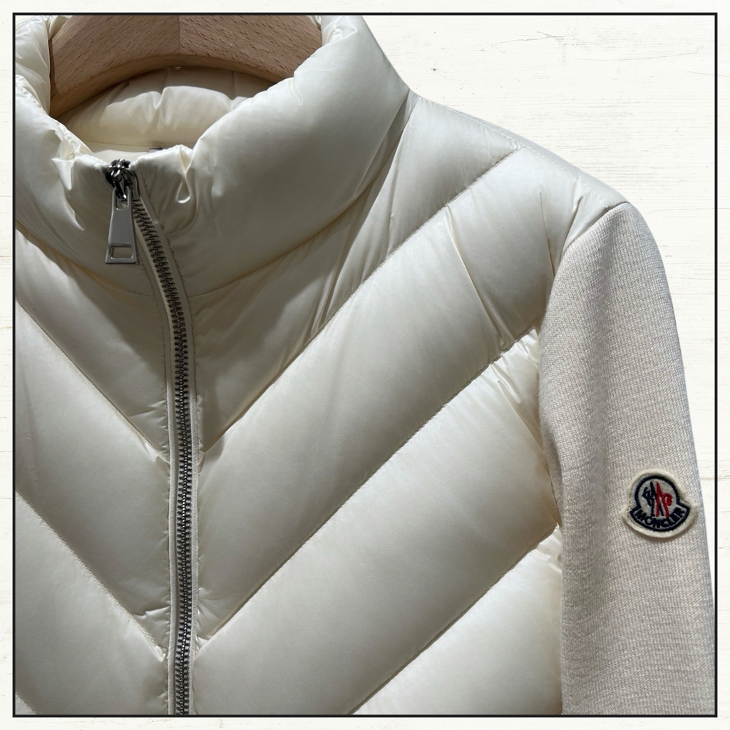 TRICOT CHEVRON QUILTED WOOL JACKET