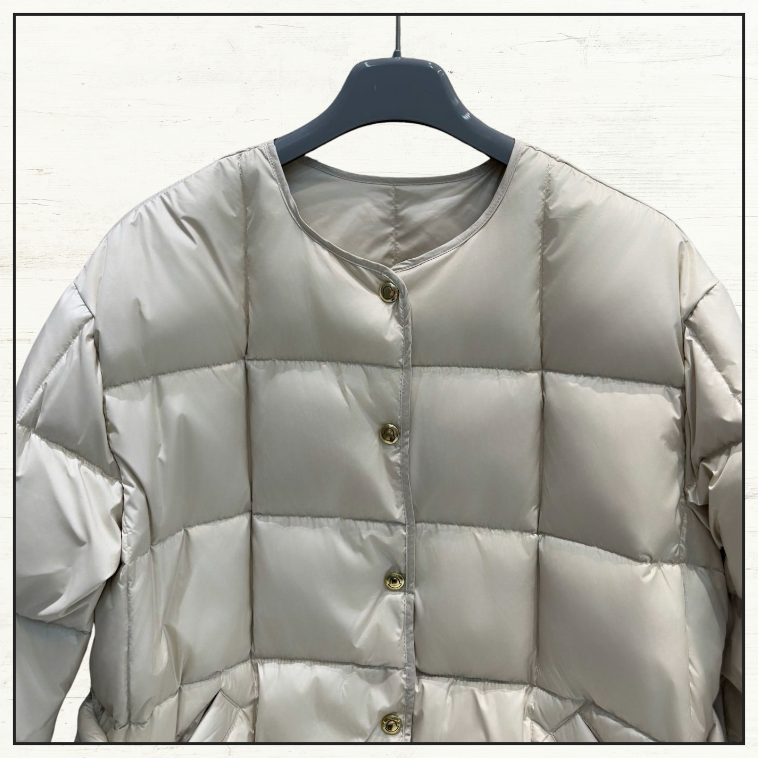 CARAMAGNE BELTED SHORT DOWN JACKET