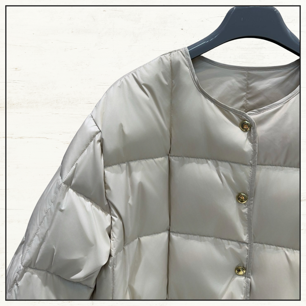 CARAMAGNE BELTED SHORT DOWN JACKET