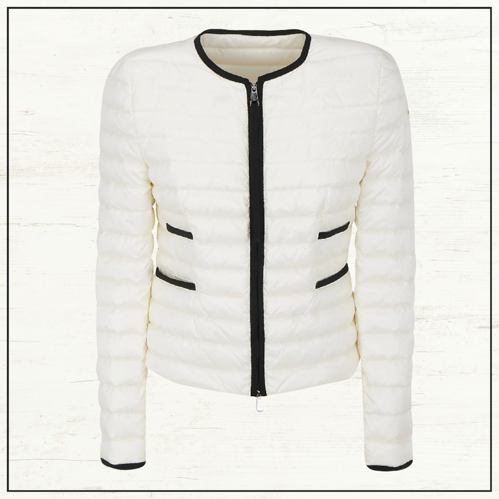 BAILLET CONTRAST TRIM PUFFER DOWN JACKET