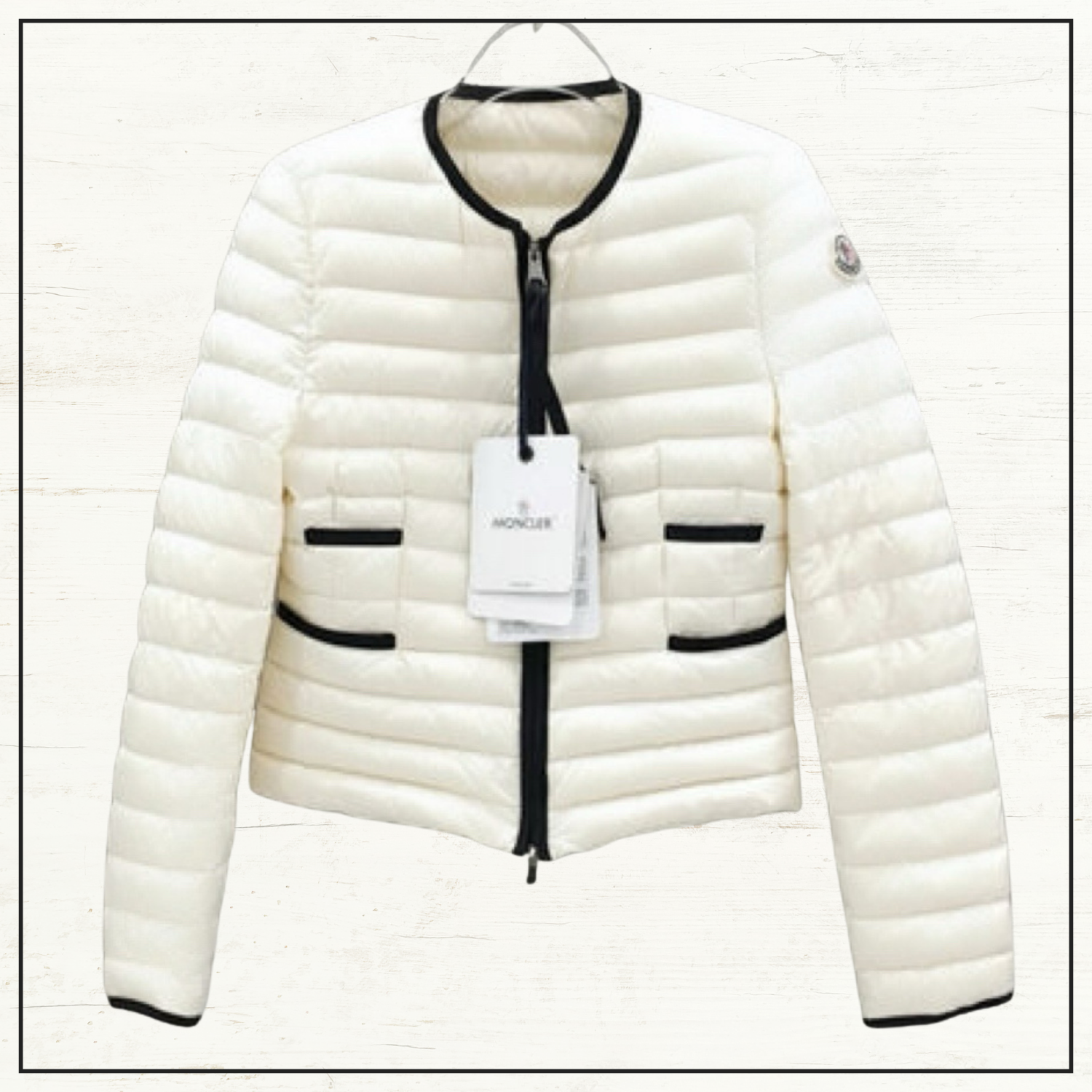 BAILLET CONTRAST TRIM PUFFER DOWN JACKET