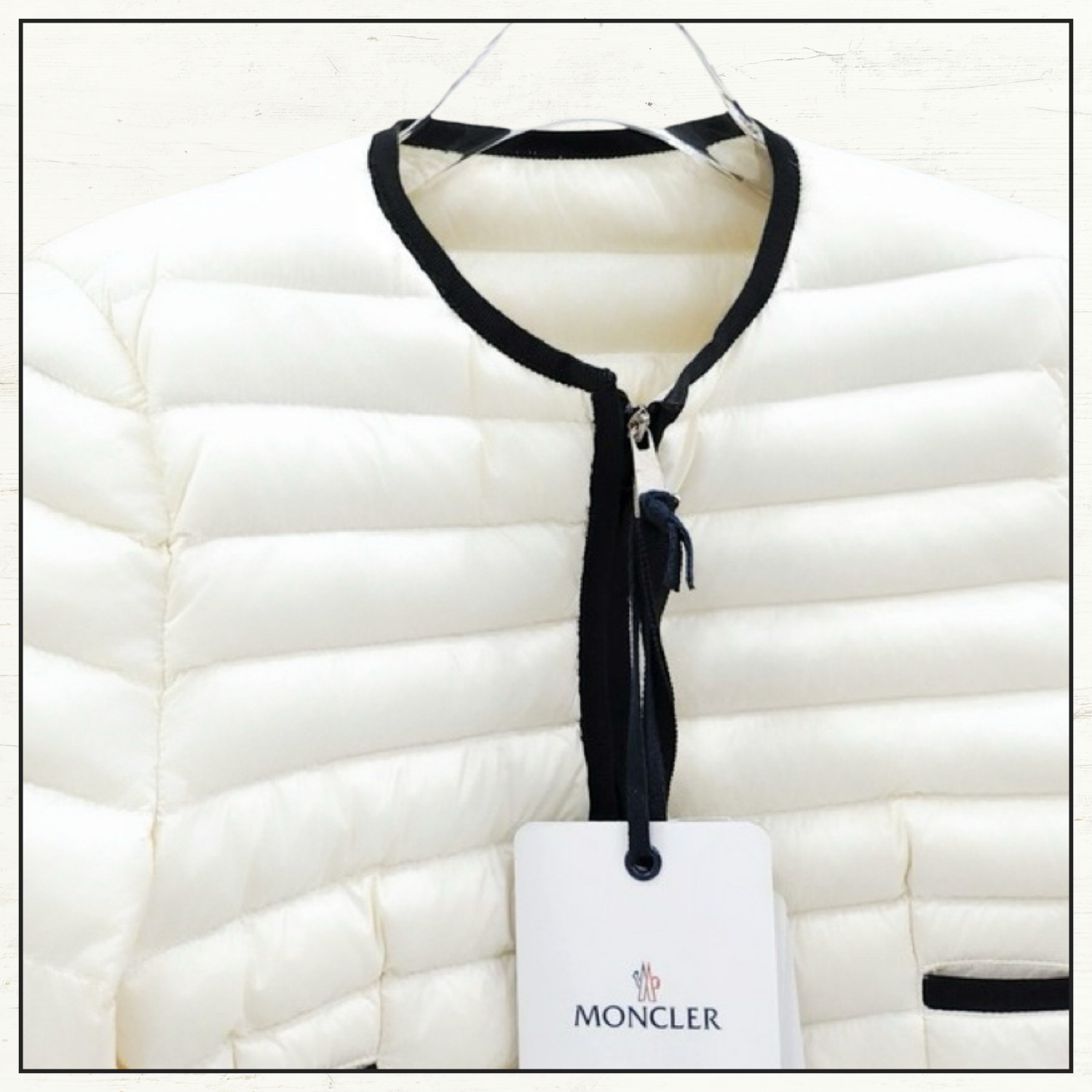 BAILLET CONTRAST TRIM PUFFER DOWN JACKET