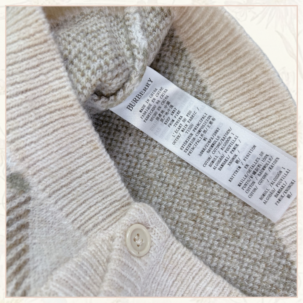 BURBERRY CARDIGAN