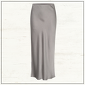 SATIN MIDI SKIRT
