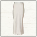 SATIN MIDI SKIRT