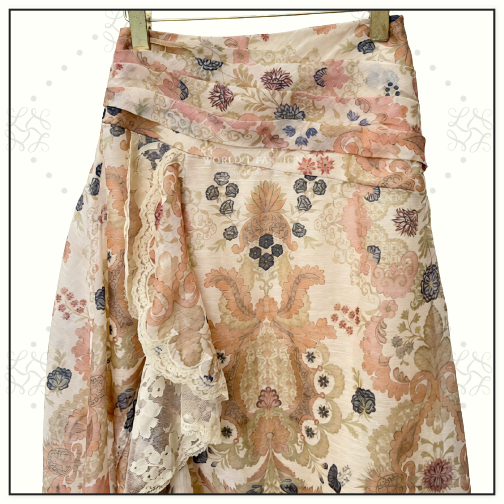 REBELLION LACE-UP BLOUSE & SKIRT