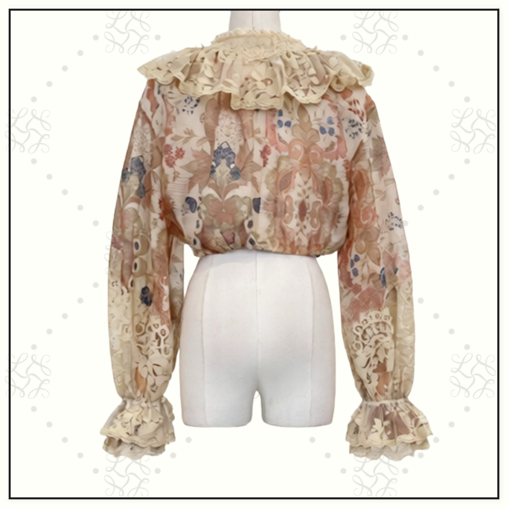 REBELLION LACE-UP BLOUSE & SKIRT