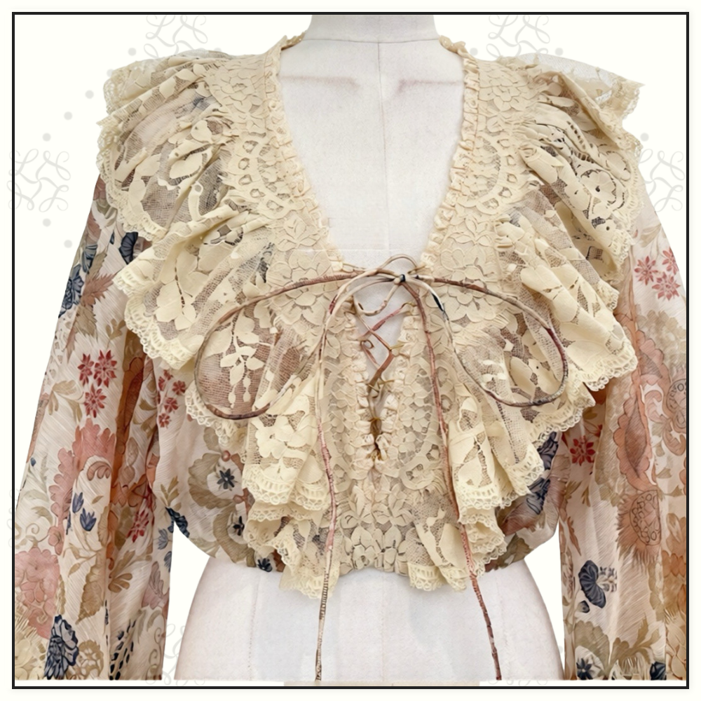 REBELLION LACE-UP BLOUSE & SKIRT