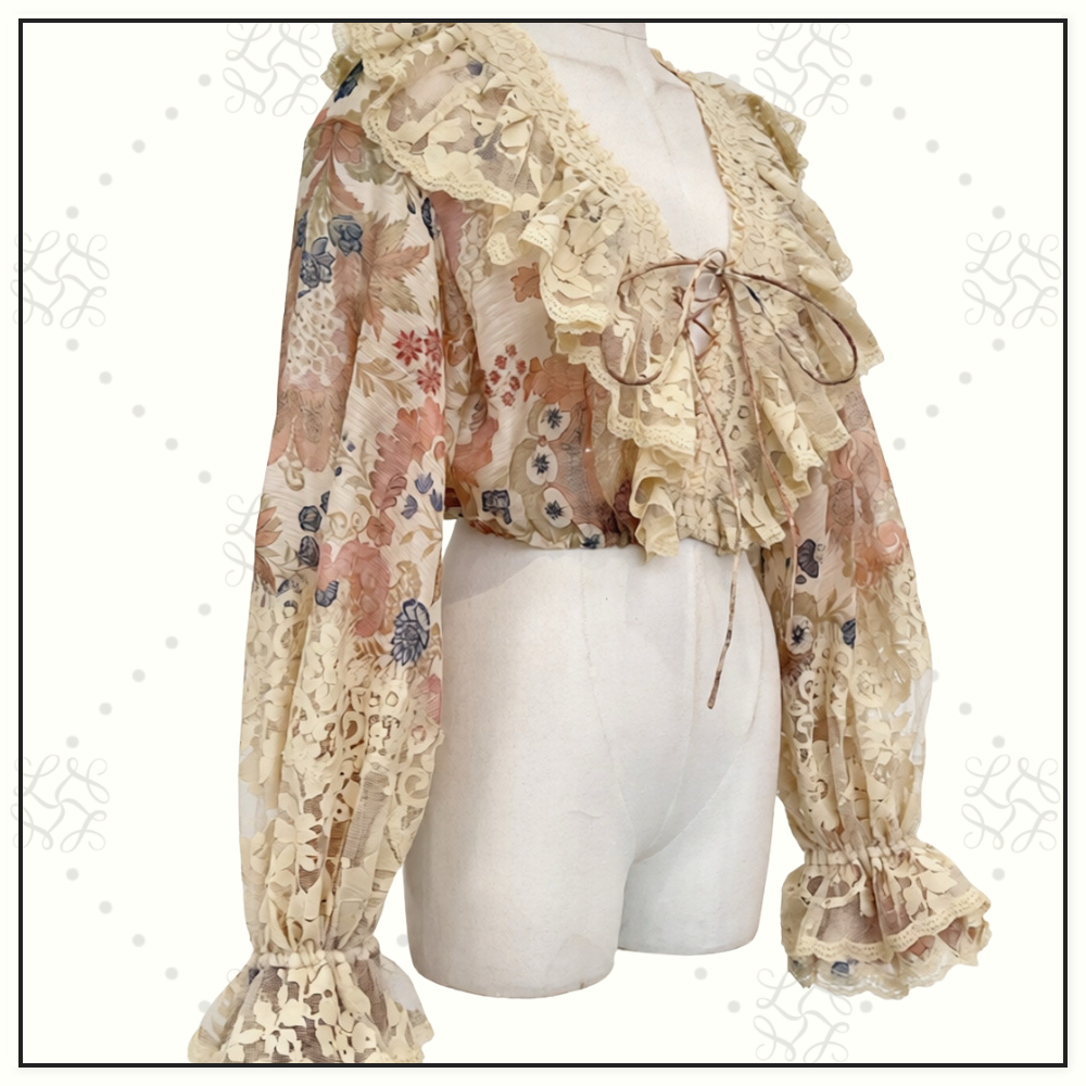 REBELLION LACE-UP BLOUSE & SKIRT