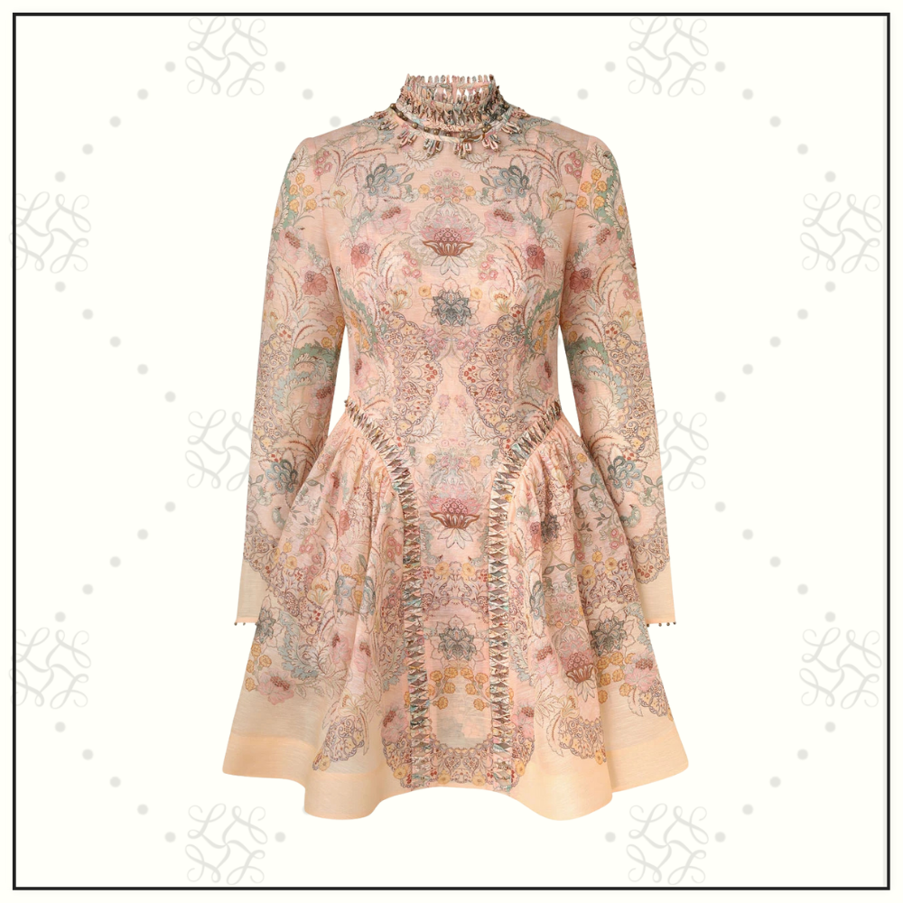 REBELLION BEADED MINI DRESS