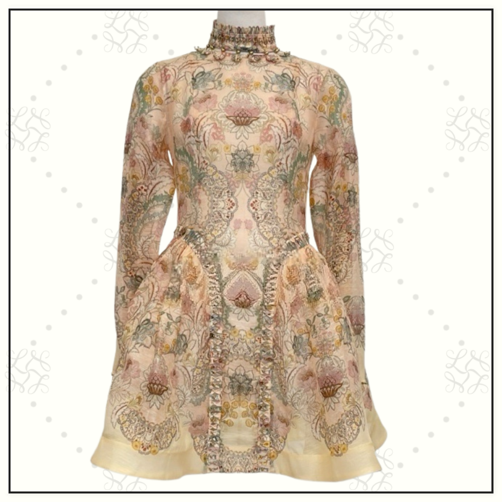 REBELLION BEADED MINI DRESS