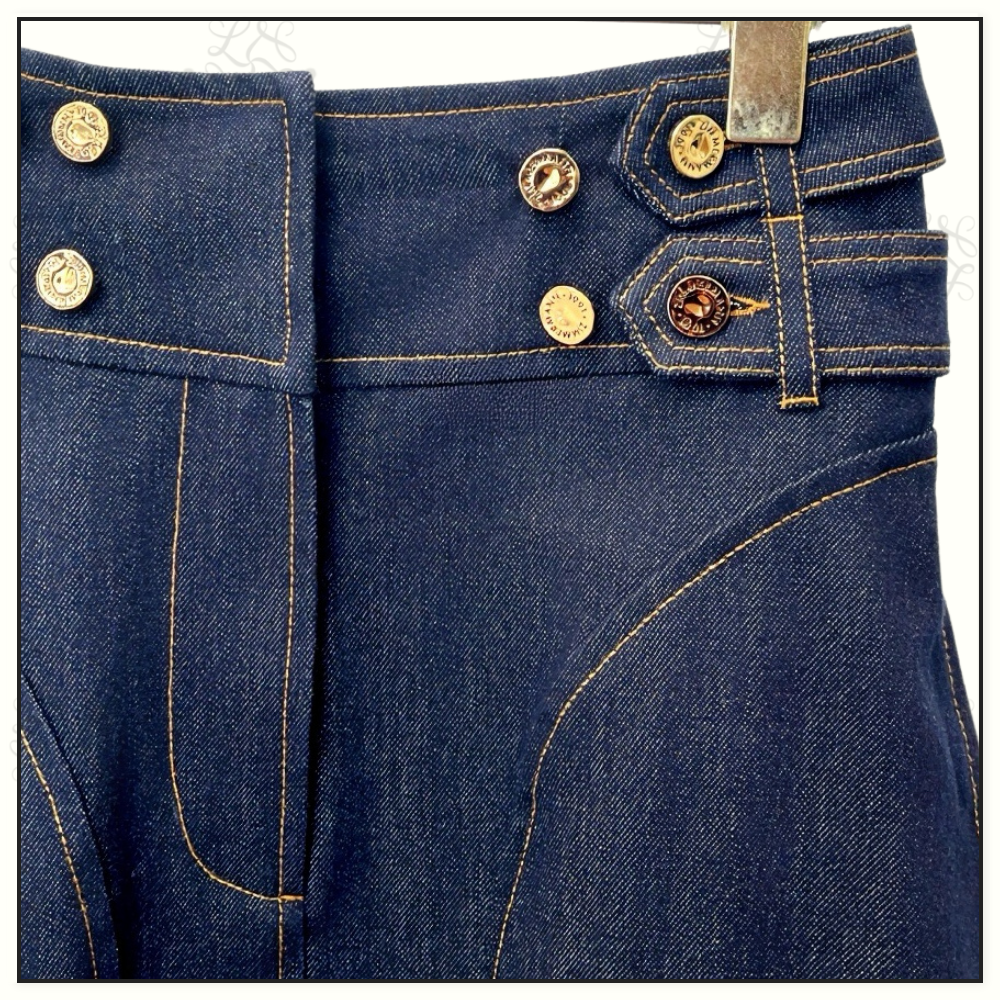 DENIM BILLOW SHIRT & CARGO MIDI SKIRT