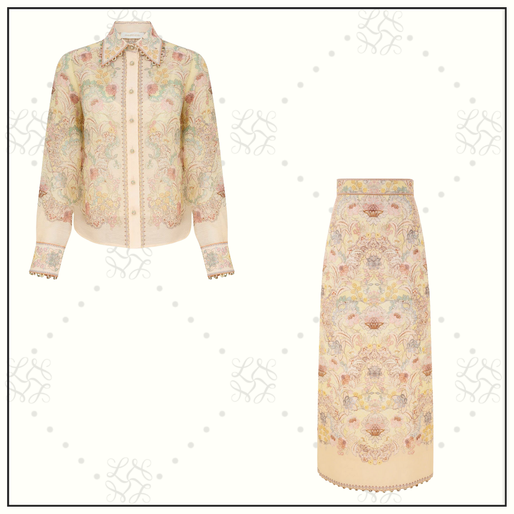 REBELLION BLOUSE & PENCIL SKIRT