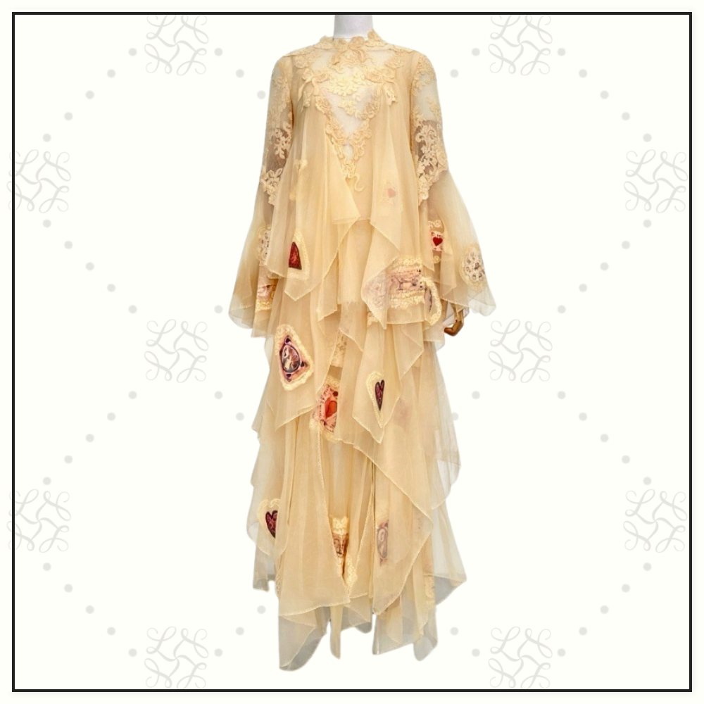 HYPNOTIC CASCADING GOWN