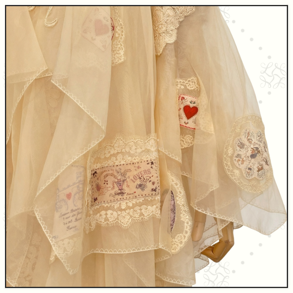 HYPNOTIC CASCADING GOWN