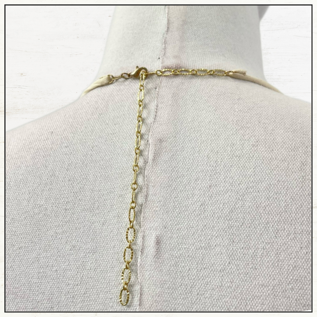 ILLUSTRATION LACE RUFFLE HALTER DRESS